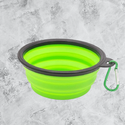 Gamelle pour Chien - SiliconeDogBowl™ - Vert