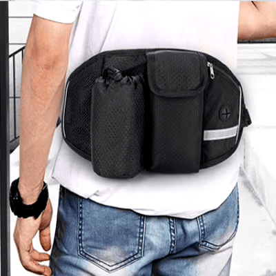Sac banane pour chien - PetWaistpack™ - Noir