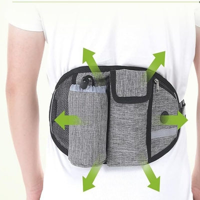 Sac banane pour chien - PetWaistpack™ - Gris